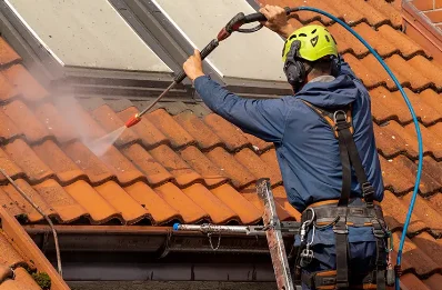 Démoussage et hydrofuge de toiture à Espeluche